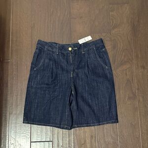 J. Crew Dark Blue Jean Shorts